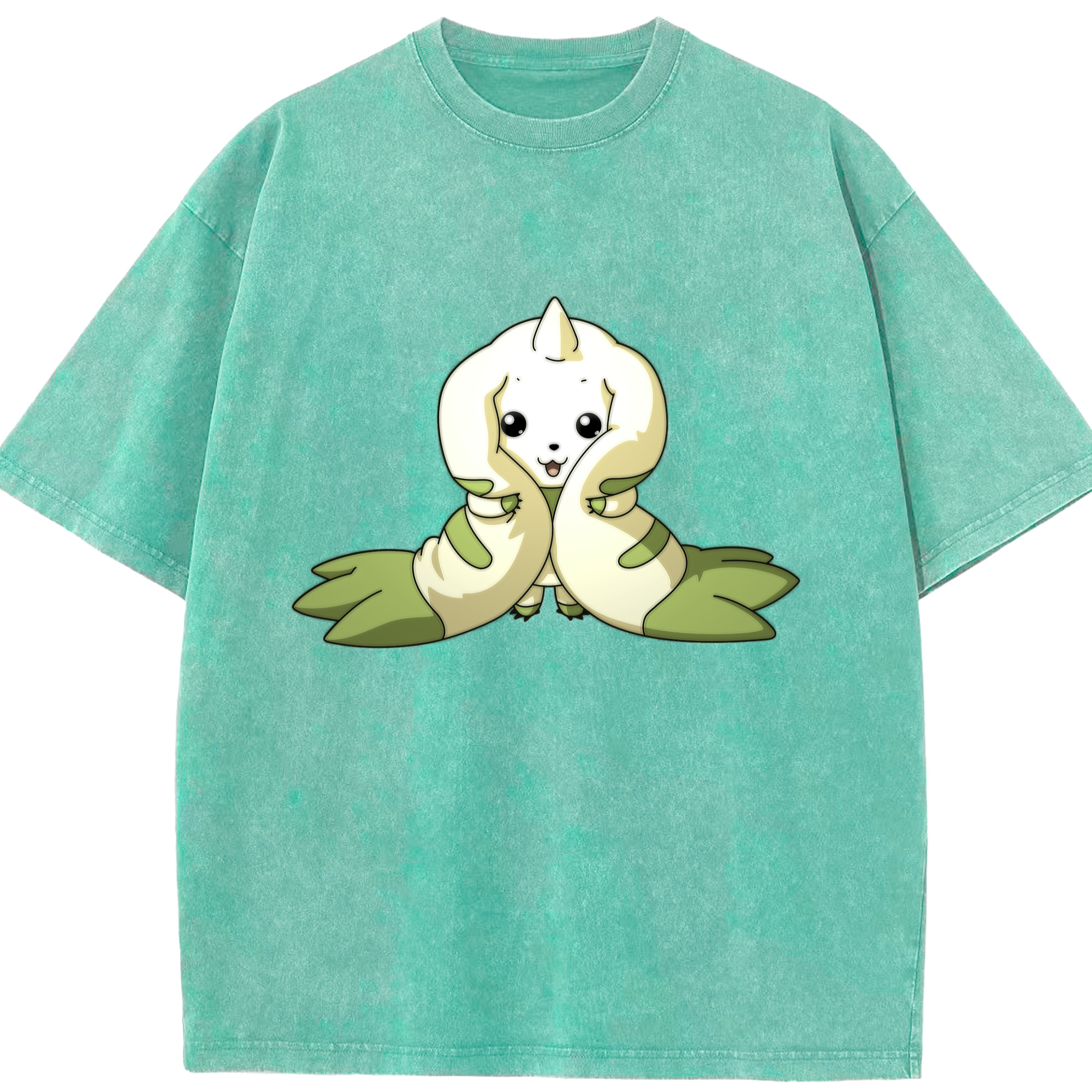 （画像用） Digimon デジタルモンスター/デジモン 綿100% ヴィンテージ風 半袖Tシャツ（フロントプリント）